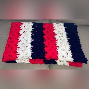 Crocheted Patriotic‎ Blanket